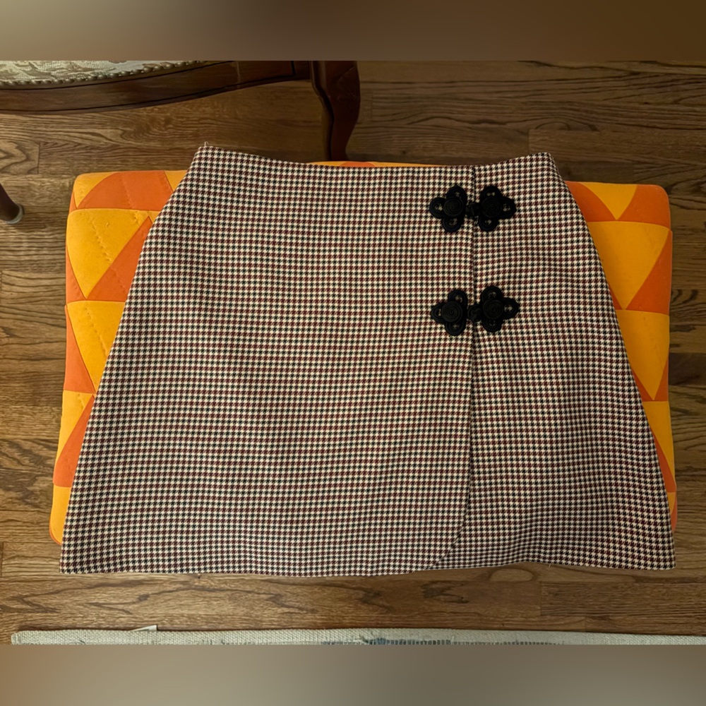 Hill House Melody Skirt Houndstooth